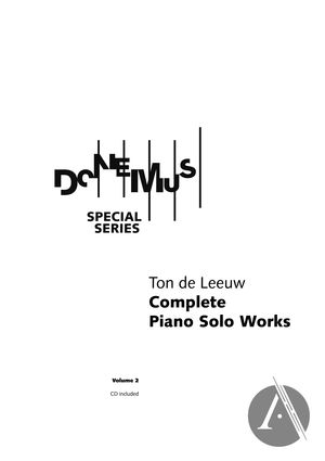 Complete Piano Solo Works, Volume 2 (1943 - 1988) Complete Piano Solo Works, Volume 2 (1943 - 1988)