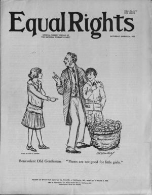 Equal Rights, Vol. 01, no. 06, March 24, 1923 Equal Rights, Vol. 01, no. 06, March 24, 1923