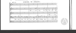 Domine, tu jurasti Domine, tu jurasti