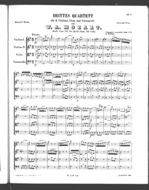 Drittes Quartett Drittes Quartett