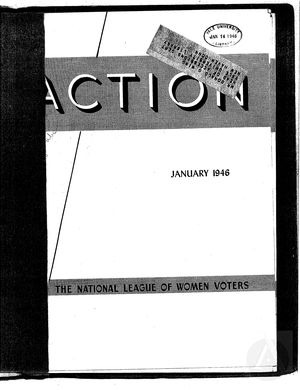 Action, vol. 2 no. 1, January 1946 Action, vol. 2 no. 1, January 1946