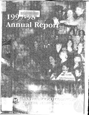 Annual Report, 1997-1998 Annual Report, 1997-1998