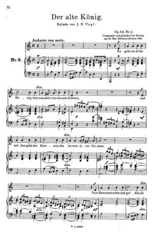 Der alte König Der alte König