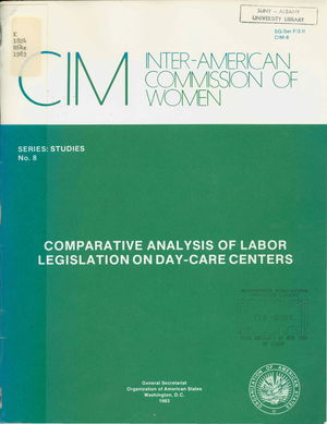 Comparative Analysis of Labor Legislation on Day-Care Centers Comparative Analysis of Labor Legislation on Day-Care Centers