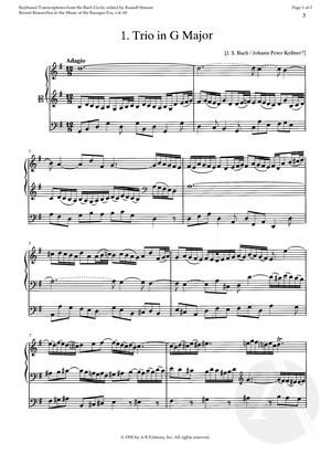 1. Trio in G Major, G Major 1. Trio in G Major, G Major