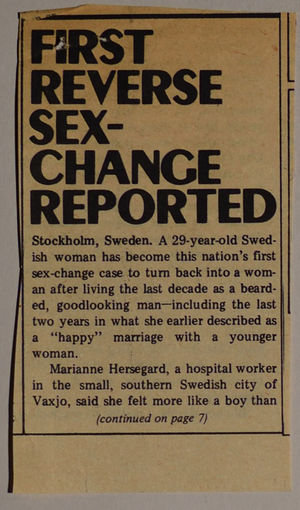 Think, that Reverse sex change Reverse sex change remarkable