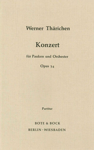 Konzert für Pauken und Orchester, Op. 34 Konzert für Pauken und Orchester, Op. 34