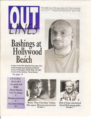 OUTLINES The Weekly Voice of the Gay, Lesbian, Bi & Trans Community Serving the Community Since 1987 Aug. 25, 1999 OUTLINES The Weekly Voice of the Gay, Lesbian, Bi & Trans Community Serving the Community Since 1987 Aug. 25, 1999