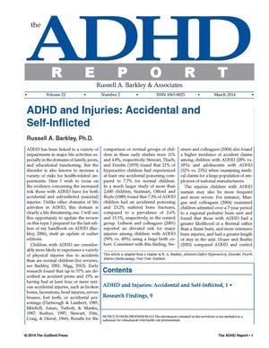 ADHD Report, Volume 22, Number 02, March 2014 ADHD Report, Volume 22, Number 02, March 2014