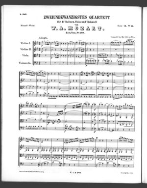 Zweiundzwanzigstes Quartett Zweiundzwanzigstes Quartett