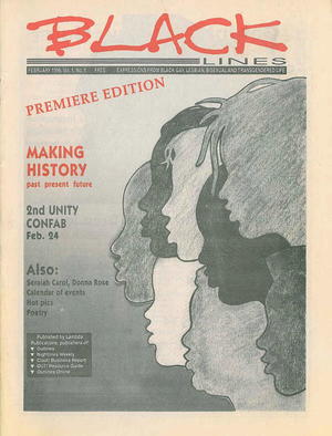 BLACKlines, Vol. 1 no. 1, February 1996 BLACKlines, Vol. 1 no. 1, February 1996