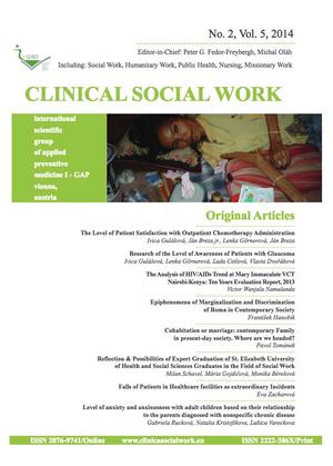 Clinical Social Work and Health Intervention, No. 2, Vol. 5, 2014, Clinical Social Work, No. 2, Vol. 5, 2014 Clinical Social Work and Health Intervention, No. 2, Vol. 5, 2014, Clinical Social Work, No. 2, Vol. 5, 2014