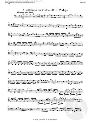 8. Capriccio for Violencello in C Major 8. Capriccio for Violencello in C Major